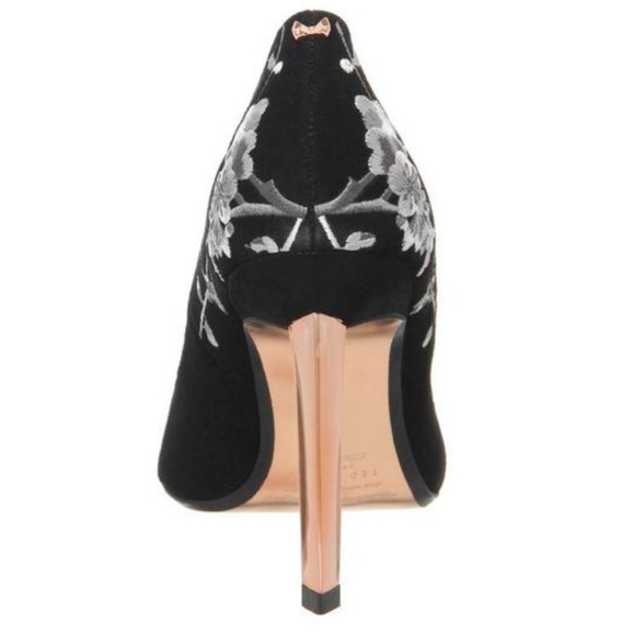 🍒NEW🍒 TED BAKER EMBROIDERED PUMPS EU 37 - Picture 5 of 8
